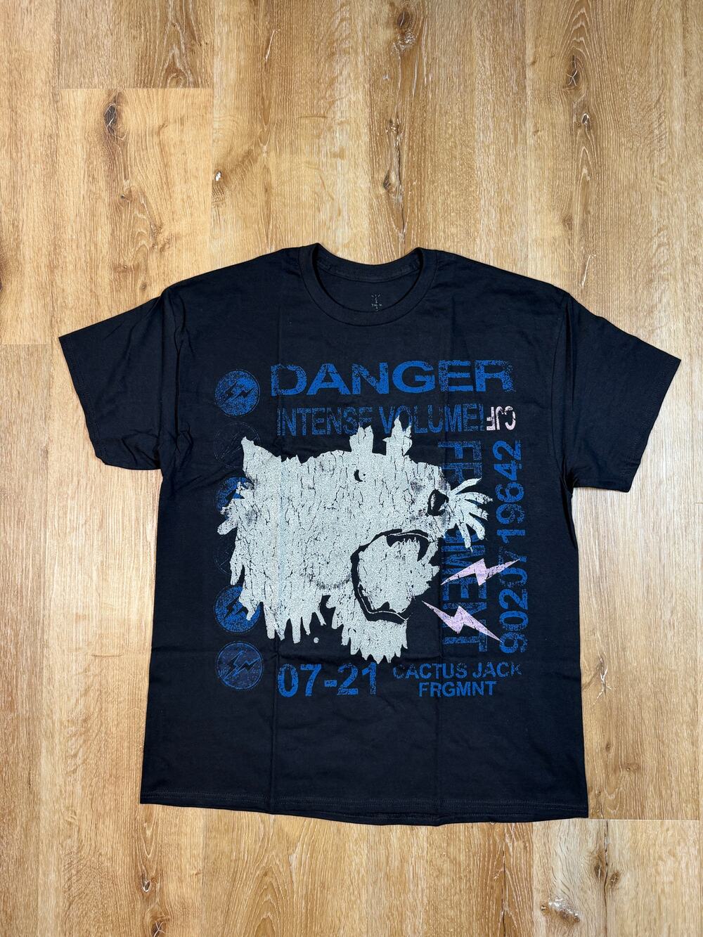 Cactus Jack -For Fragment Danger Tee-Black-XL